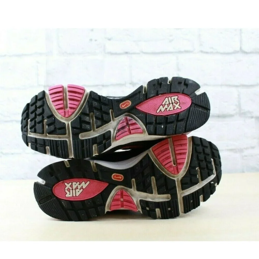 Nike Air Max Run Lite Plus+ Black Pink Mesh Running Sneaker Shoes US 7 - Picture 9 of 9